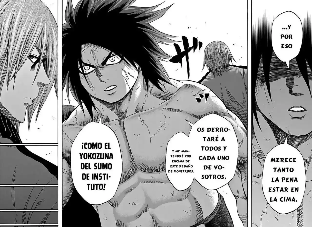 Hinomaru Sumo capítulo 52, página 14