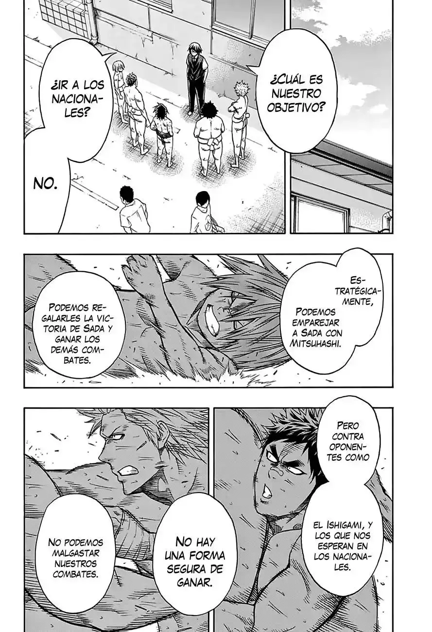 Hinomaru Sumo capítulo 52, página 17