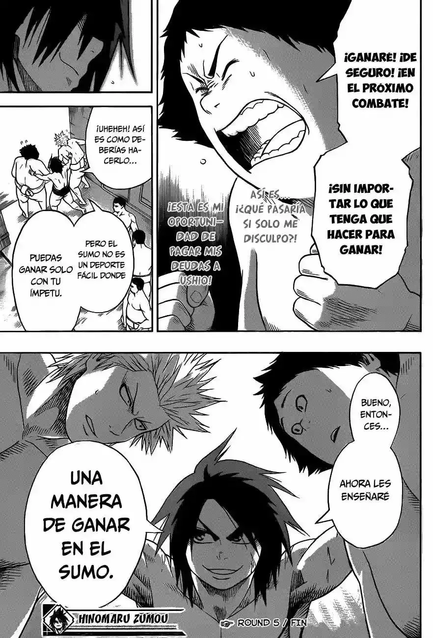 Hinomaru Sumo capítulo 6, página 19
