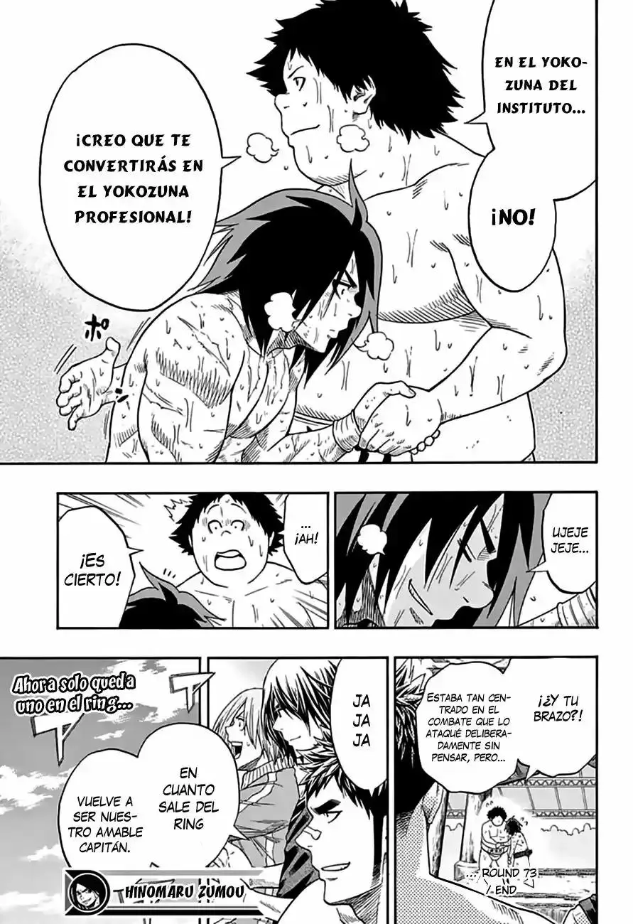 Hinomaru Sumo capítulo 73, página 19
