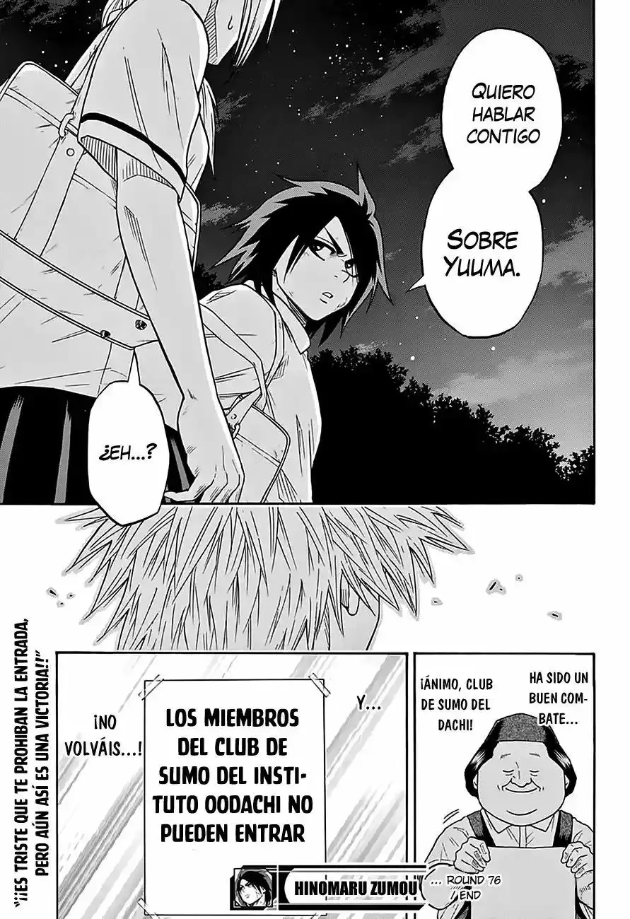 Hinomaru Sumo capítulo 76, página 21