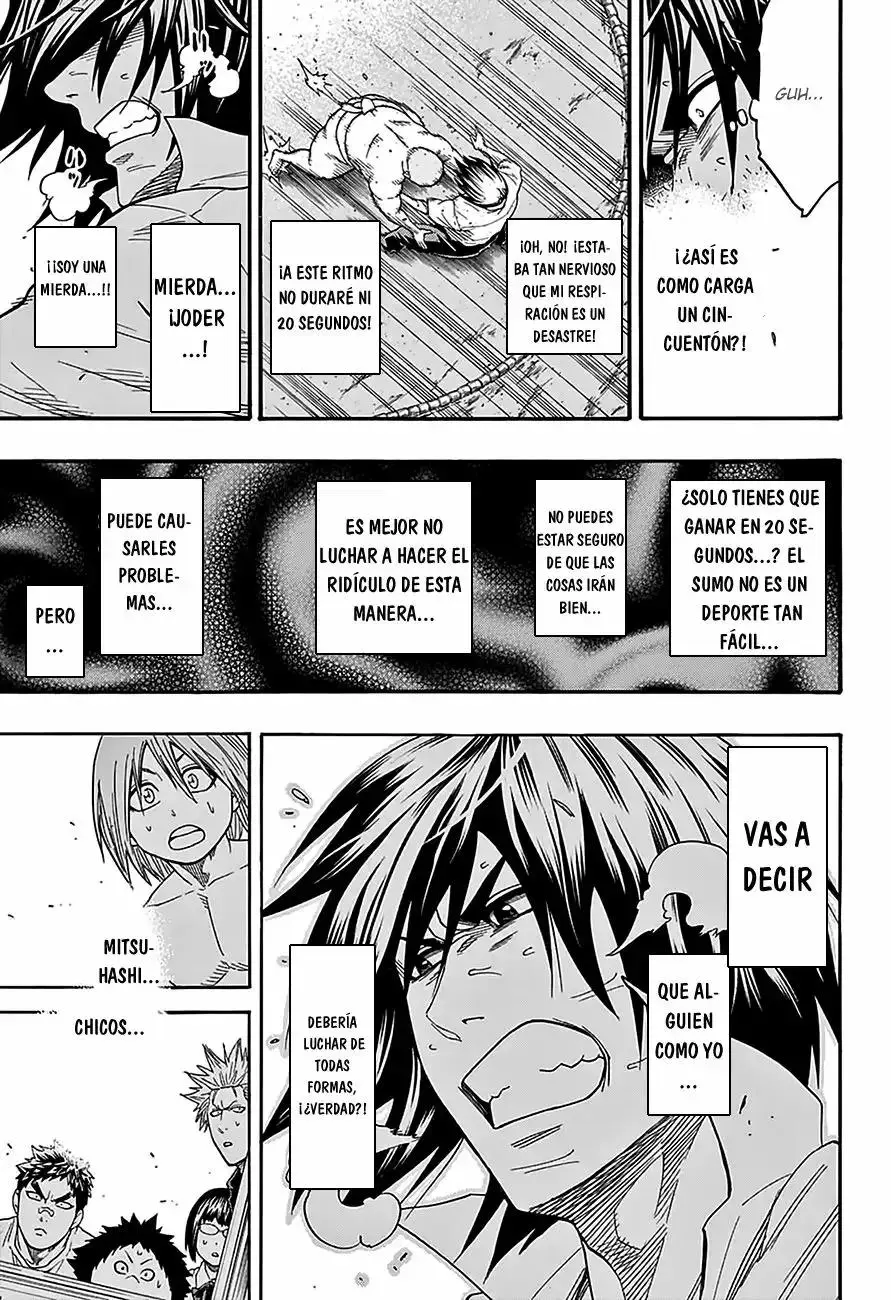 Hinomaru Sumo capítulo 89, página 17