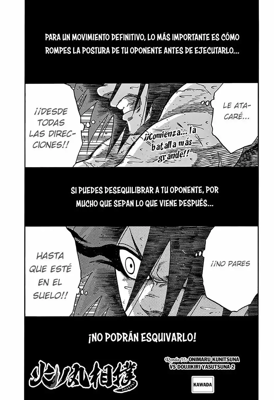 Hinomaru Sumo capítulo 95, página 2
