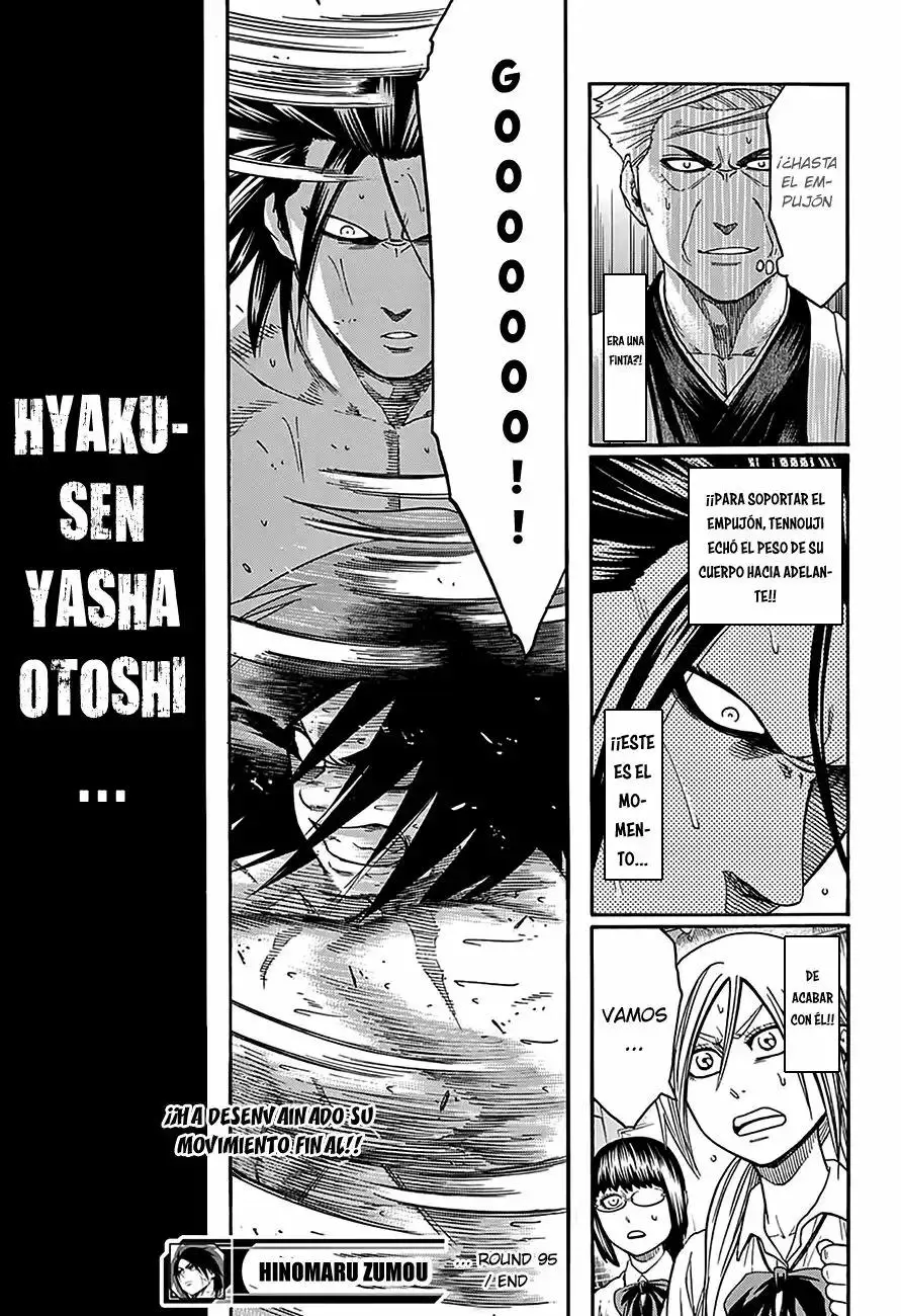 Hinomaru Sumo capítulo 95, página 19