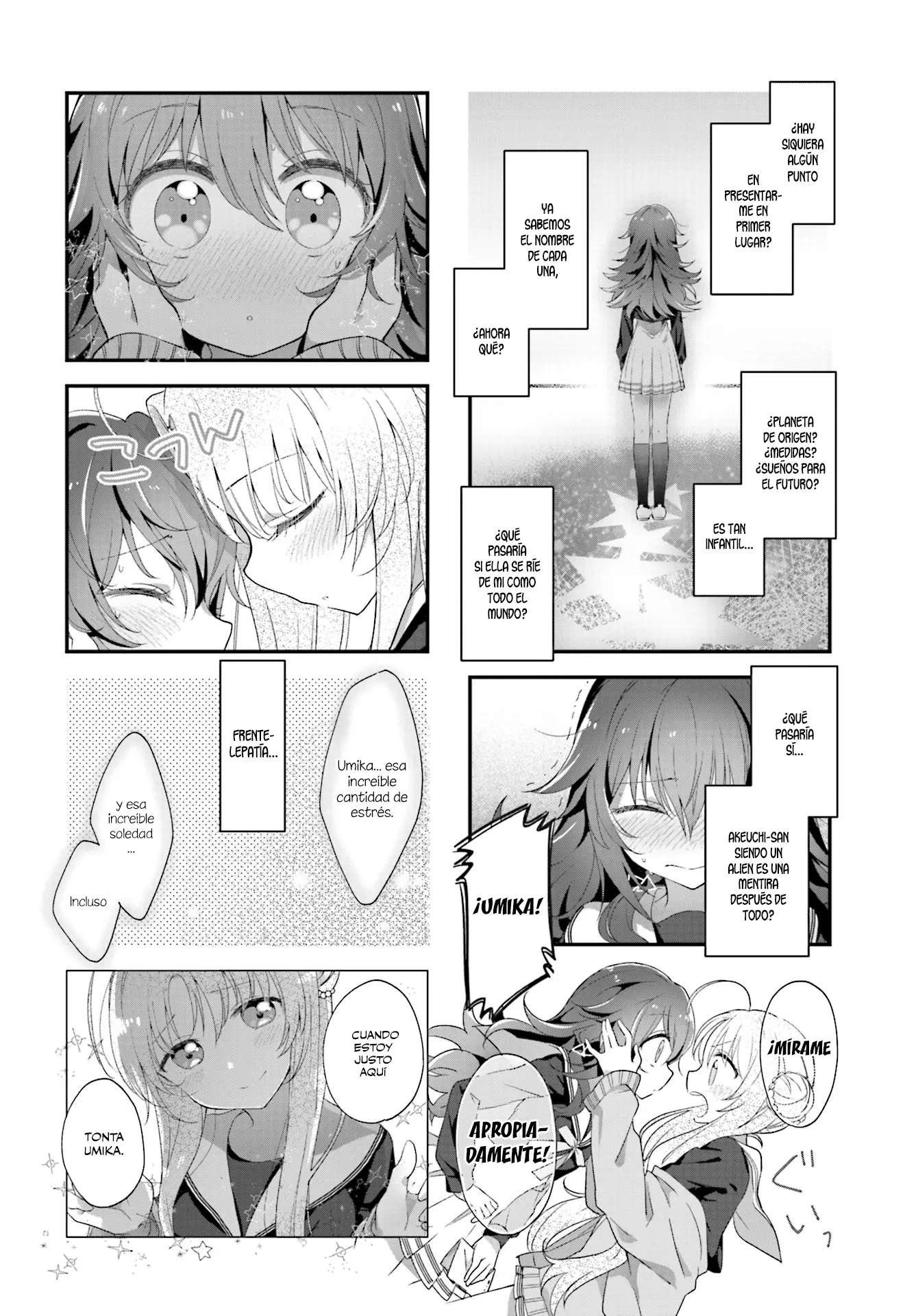 Hoshikuzu Telepath capítulo 2, página 8