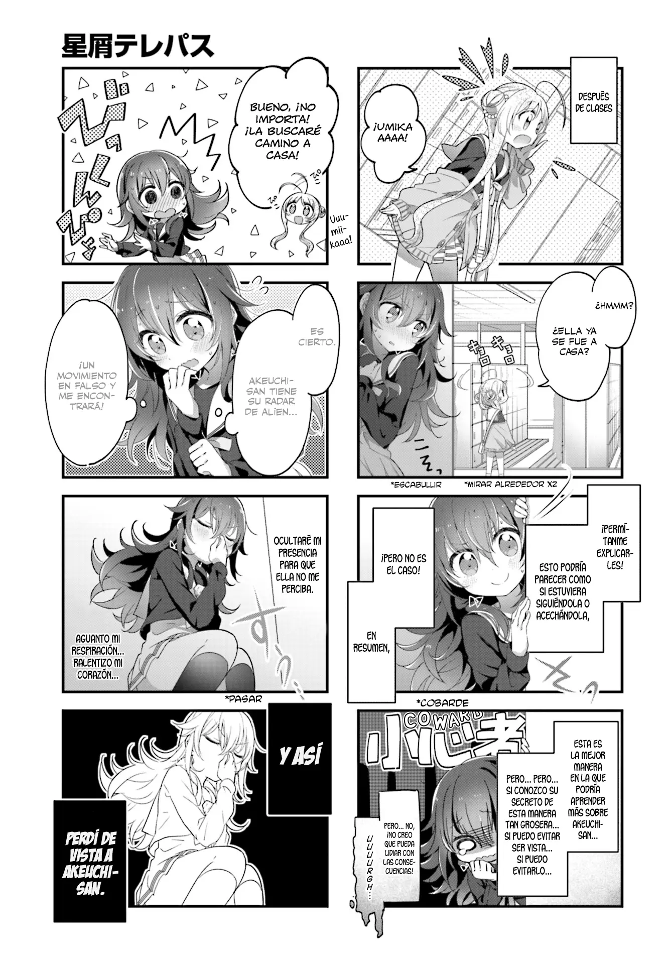 Hoshikuzu Telepath capítulo 3, página 4