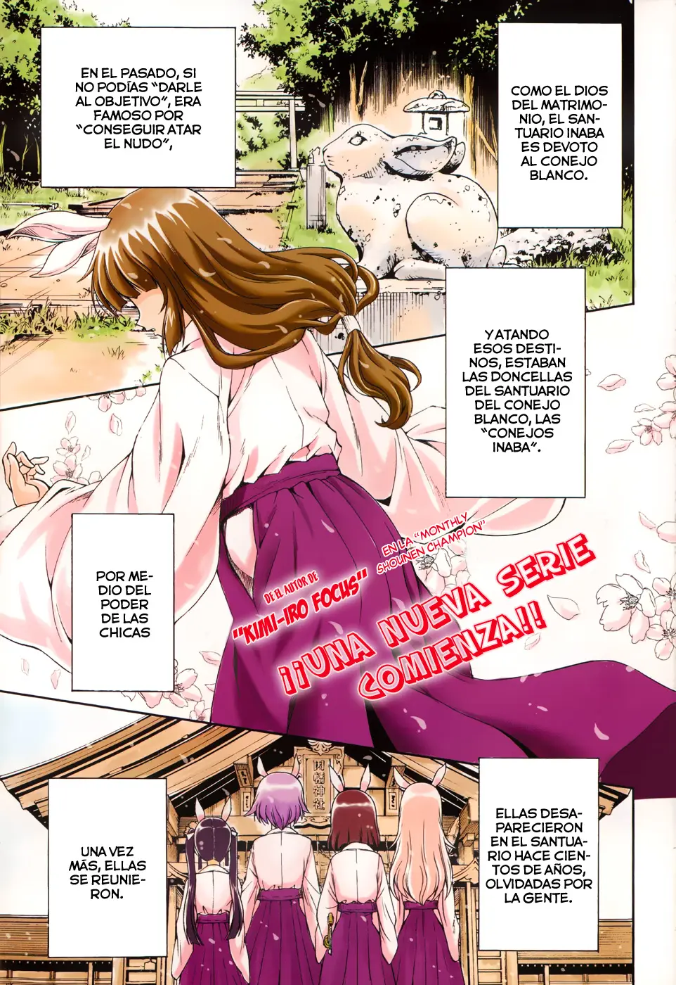 Inaba Rabbits capítulo 1, página 2