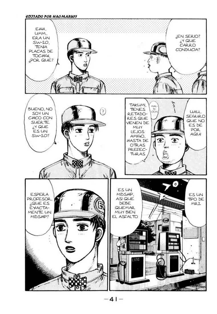 Initial D capítulo 161, página 6