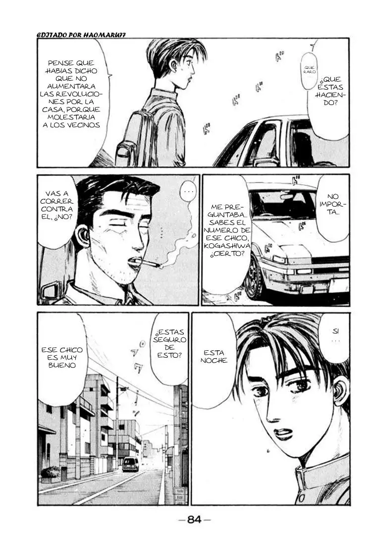 Initial D capítulo 163, página 19