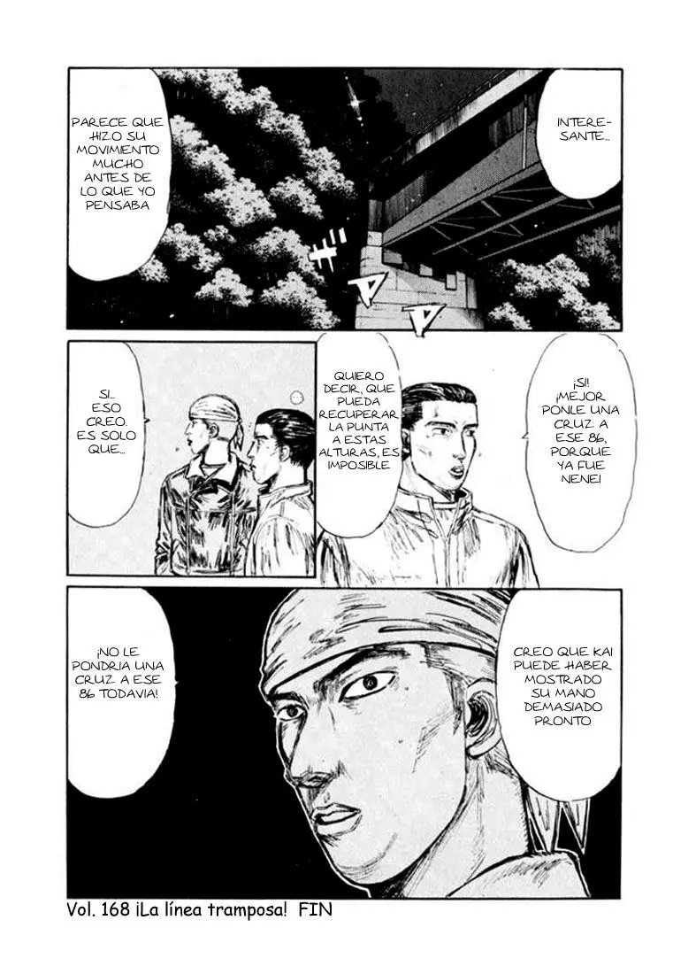 Initial D capítulo 168, página 17