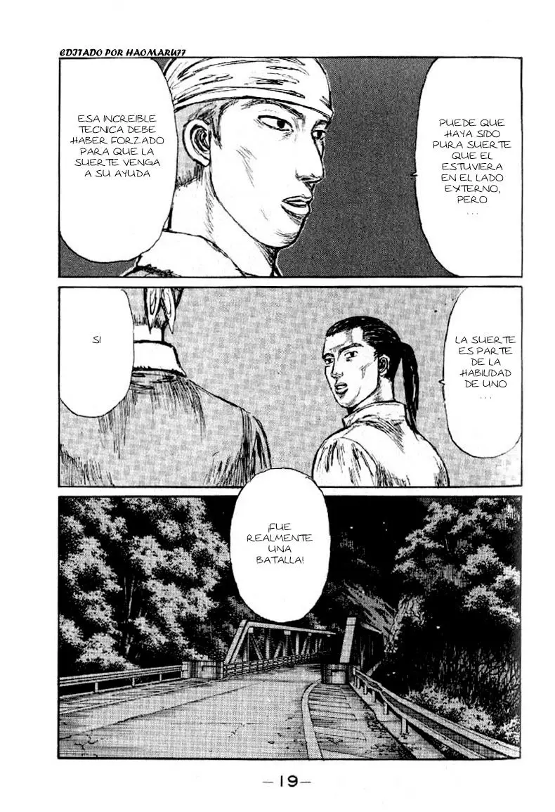 Initial D capítulo 171, página 18