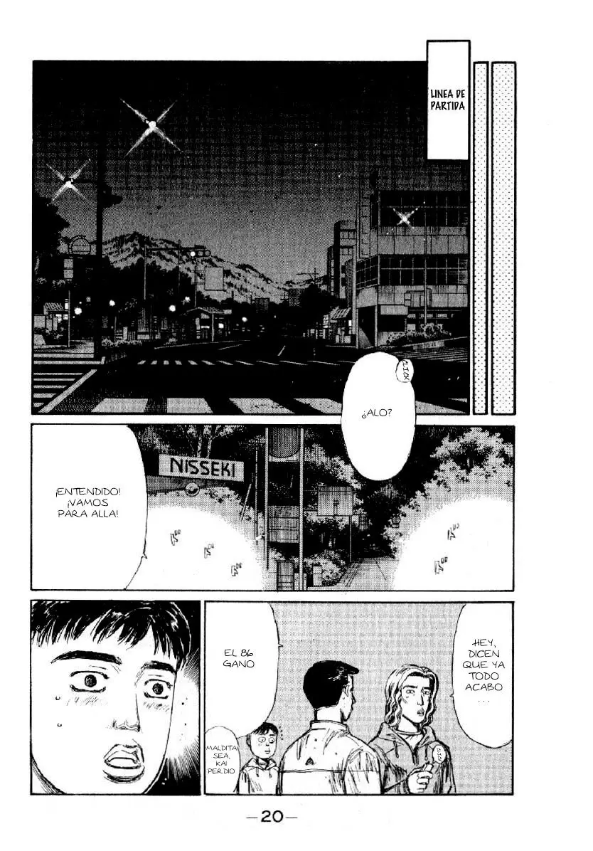 Initial D capítulo 171, página 19