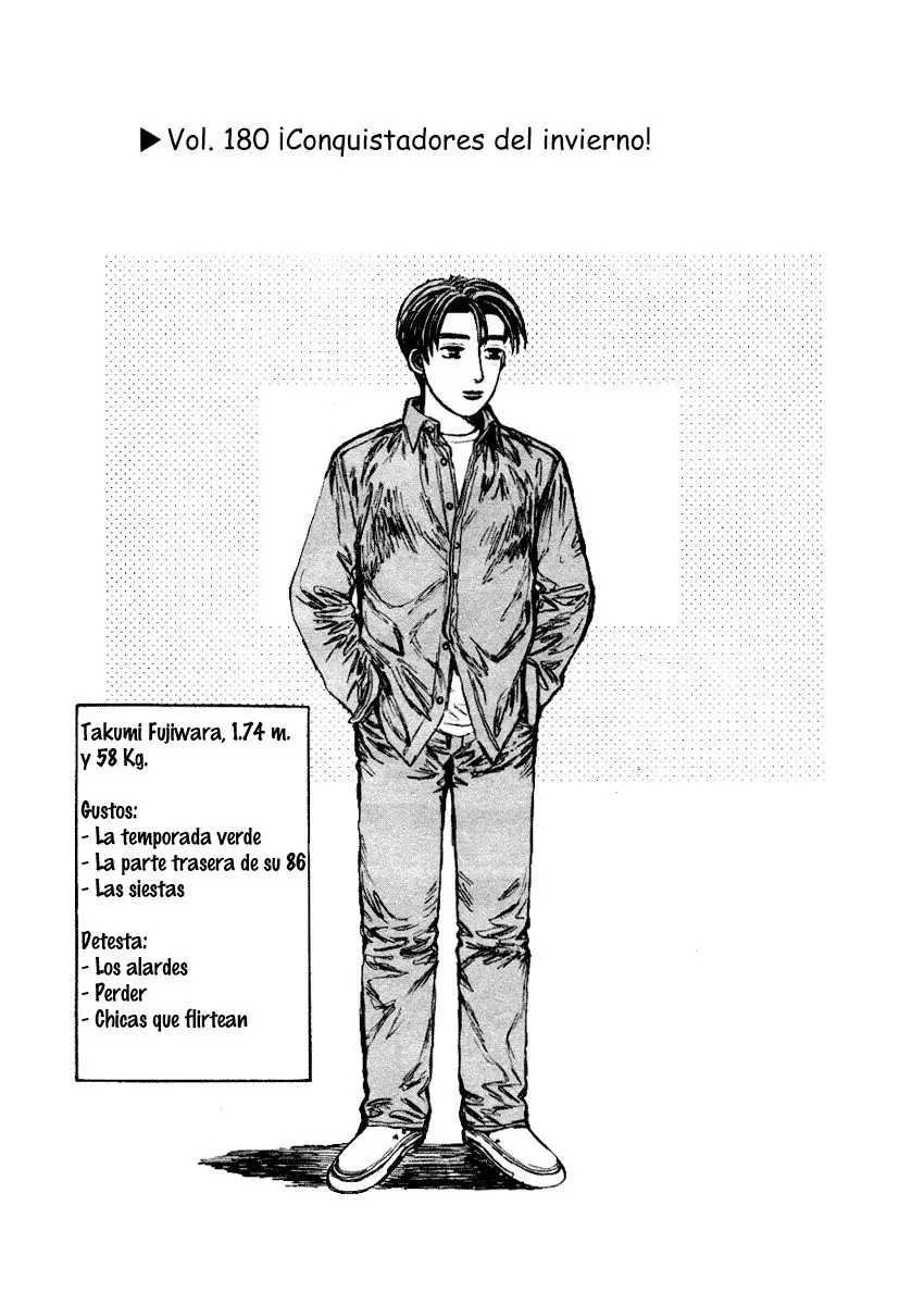 Initial D capítulo 180, página 1