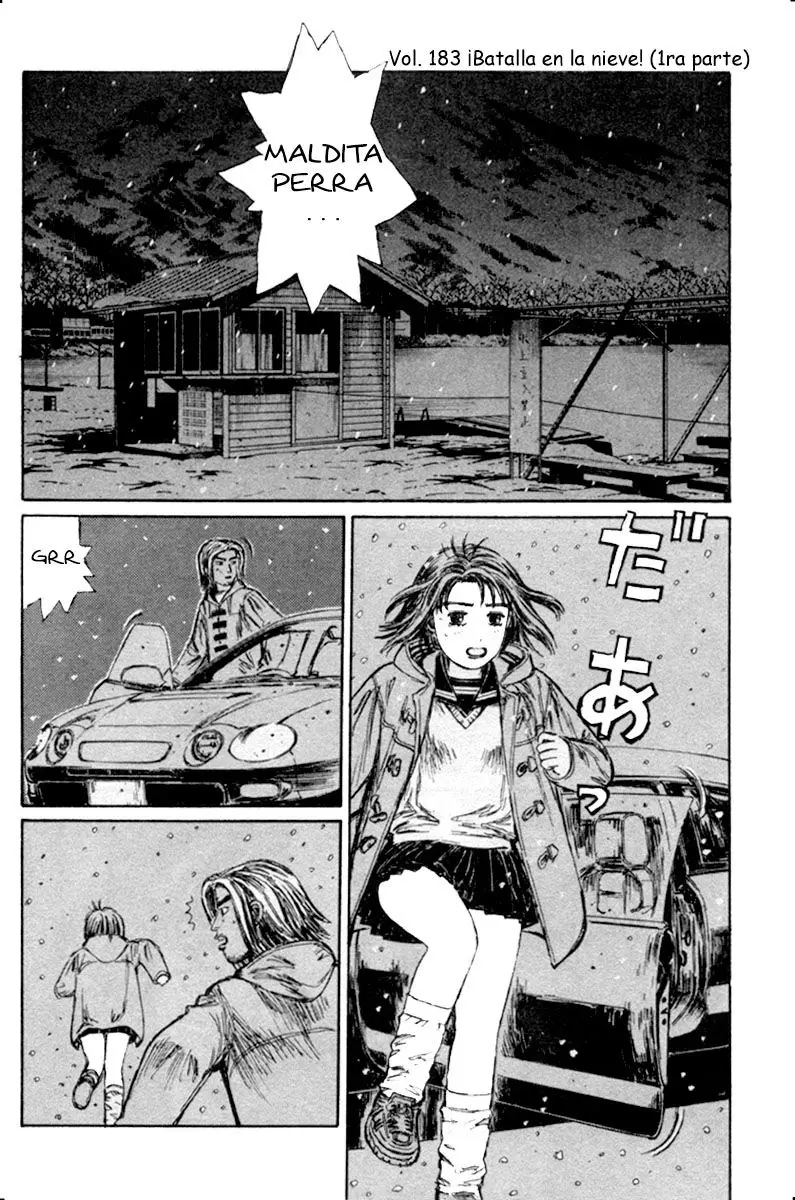 Initial D capítulo 183, página 1