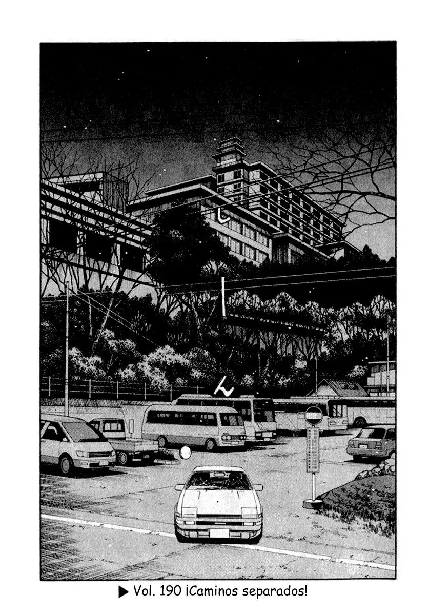 Initial D capítulo 190, página 1