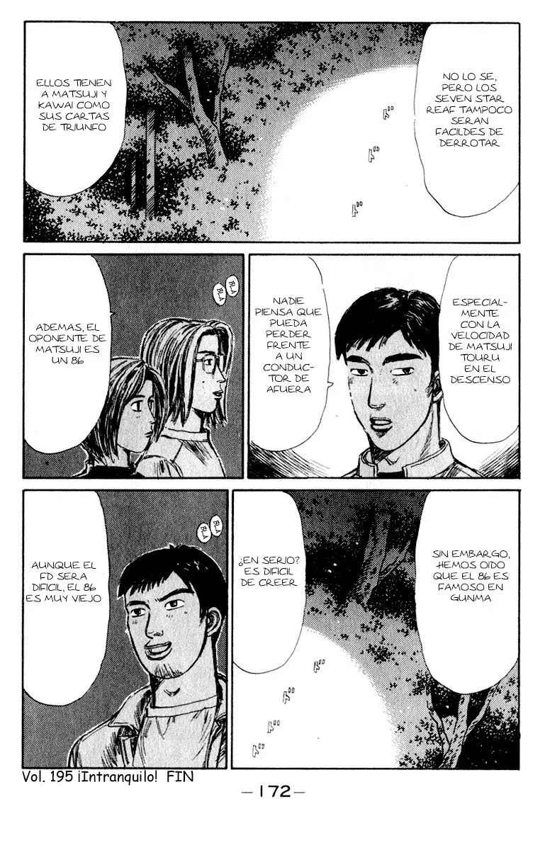 Initial D capítulo 195, página 13