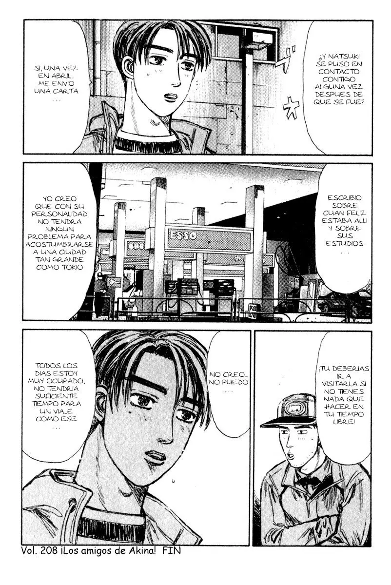 Initial D capítulo 208, página 17