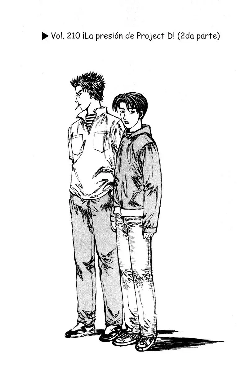 Initial D capítulo 210, página 1