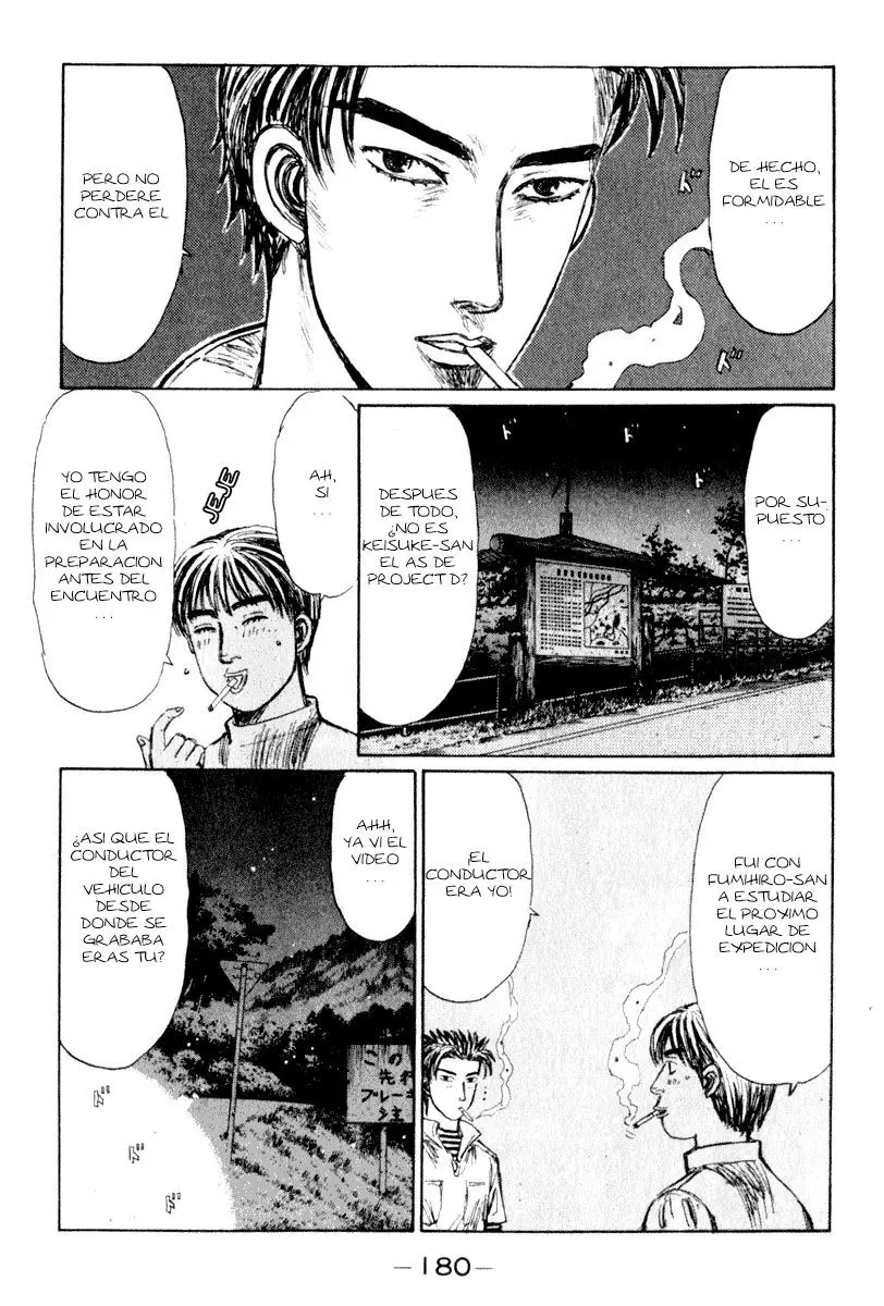 Initial D capítulo 210, página 6