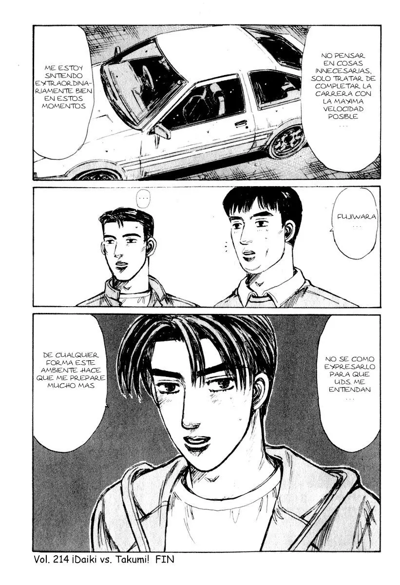 Initial D capítulo 214, página 16