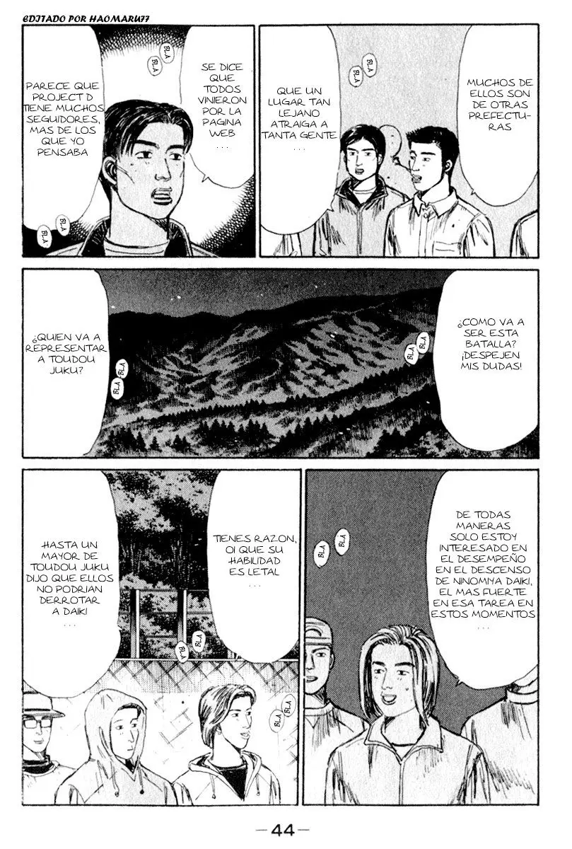 Initial D capítulo 215, página 9