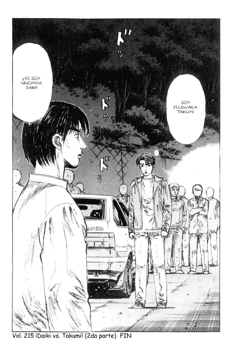 Initial D capítulo 215, página 11