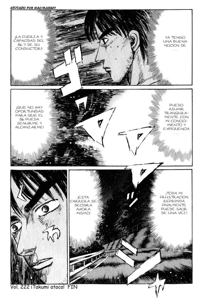 Initial D capítulo 222, página 9