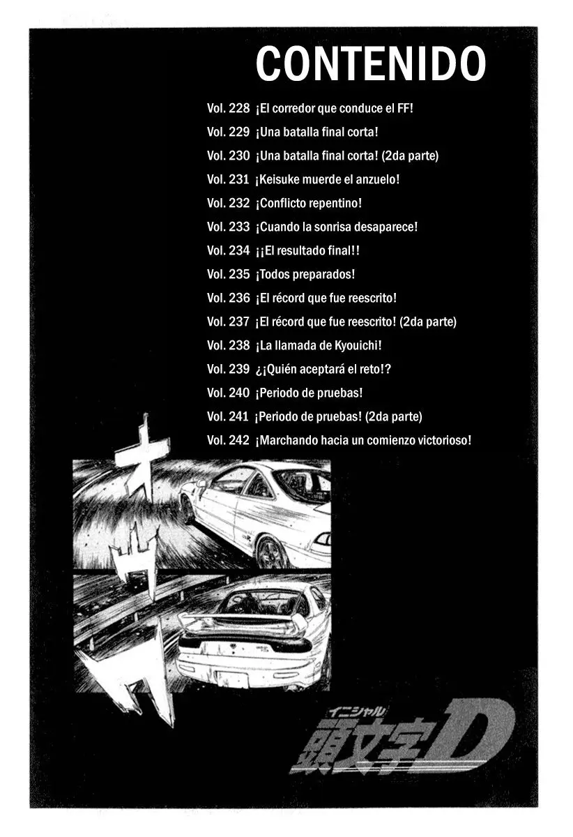 Initial D capítulo 228, página 3