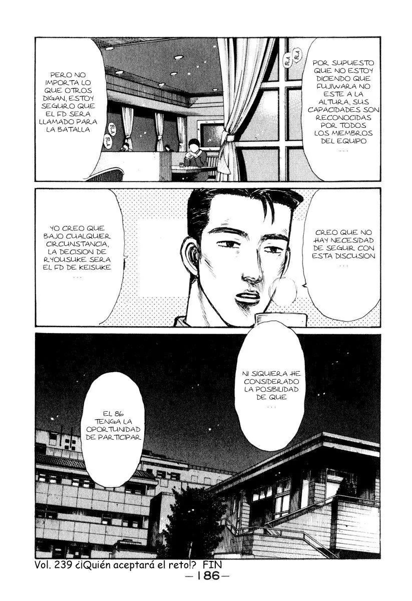 Initial D capítulo 239, página 16