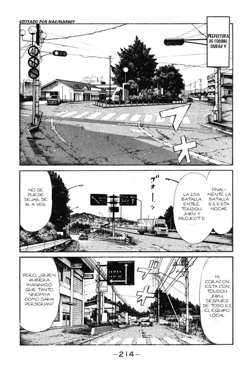 Initial D capítulo 242, página 2