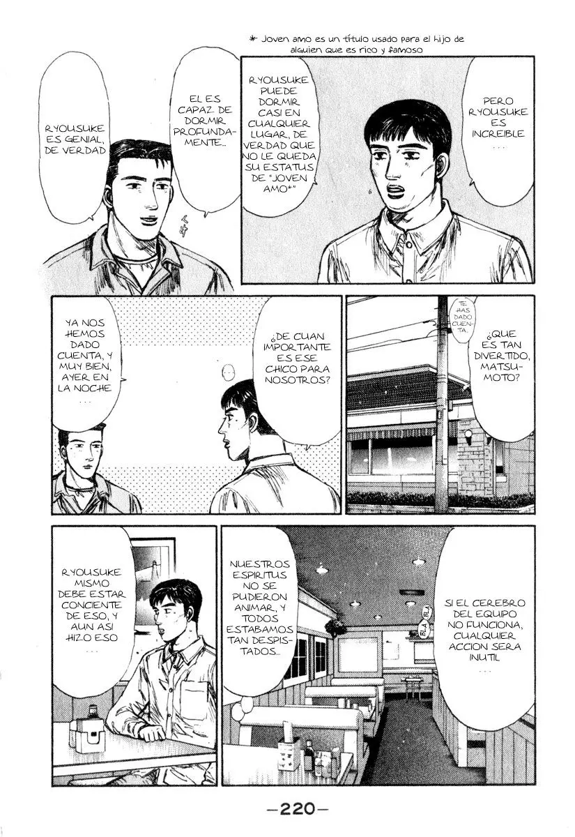 Initial D capítulo 242, página 8