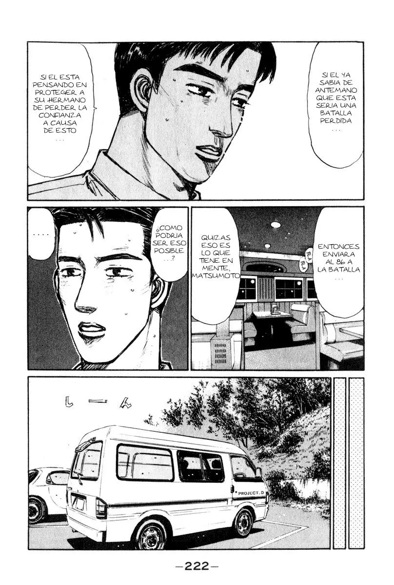 Initial D capítulo 242, página 10