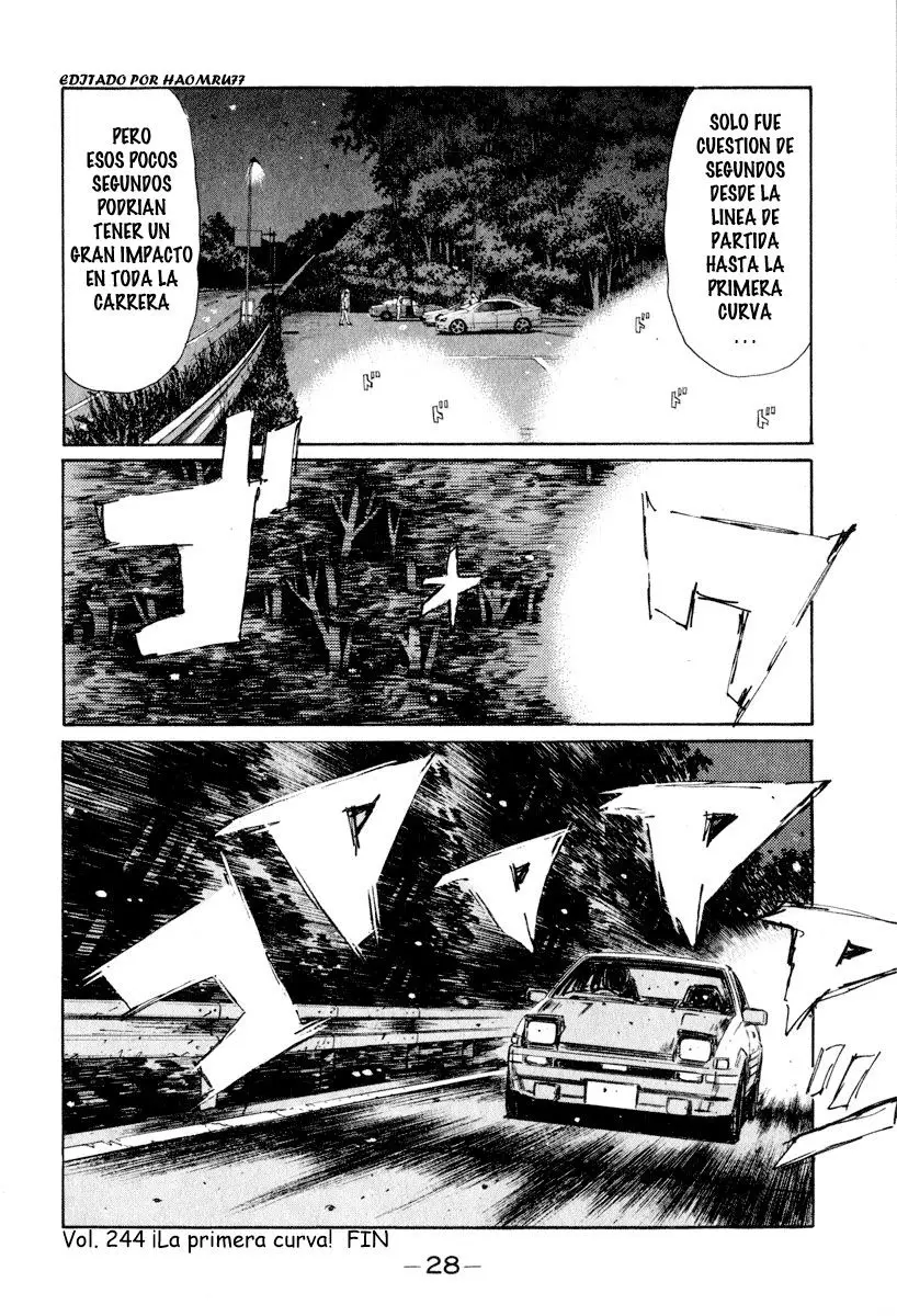 Initial D capítulo 244, página 11