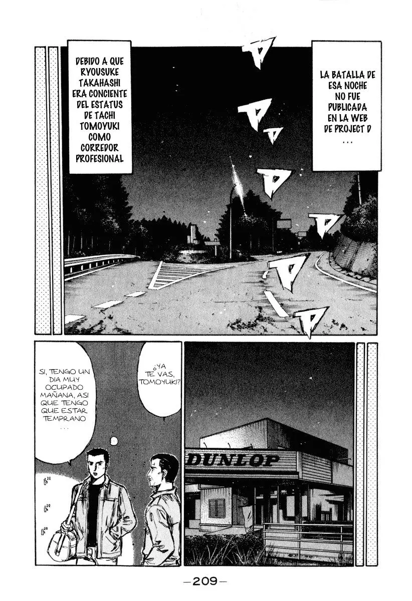 Initial D capítulo 257, página 10