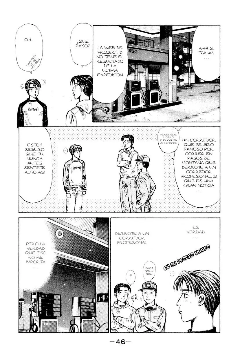 Initial D capítulo 260, página 13