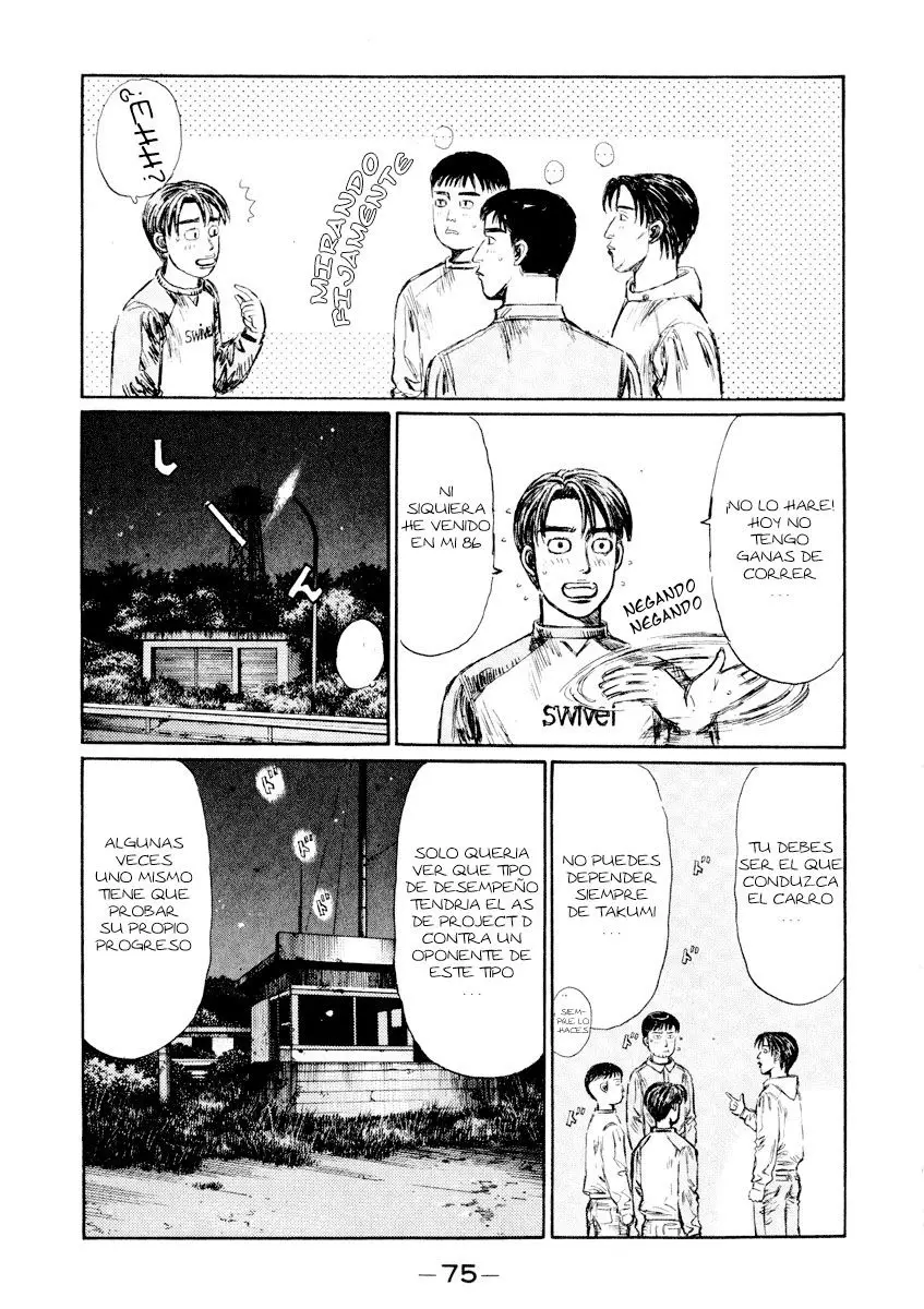 Initial D capítulo 262, página 12