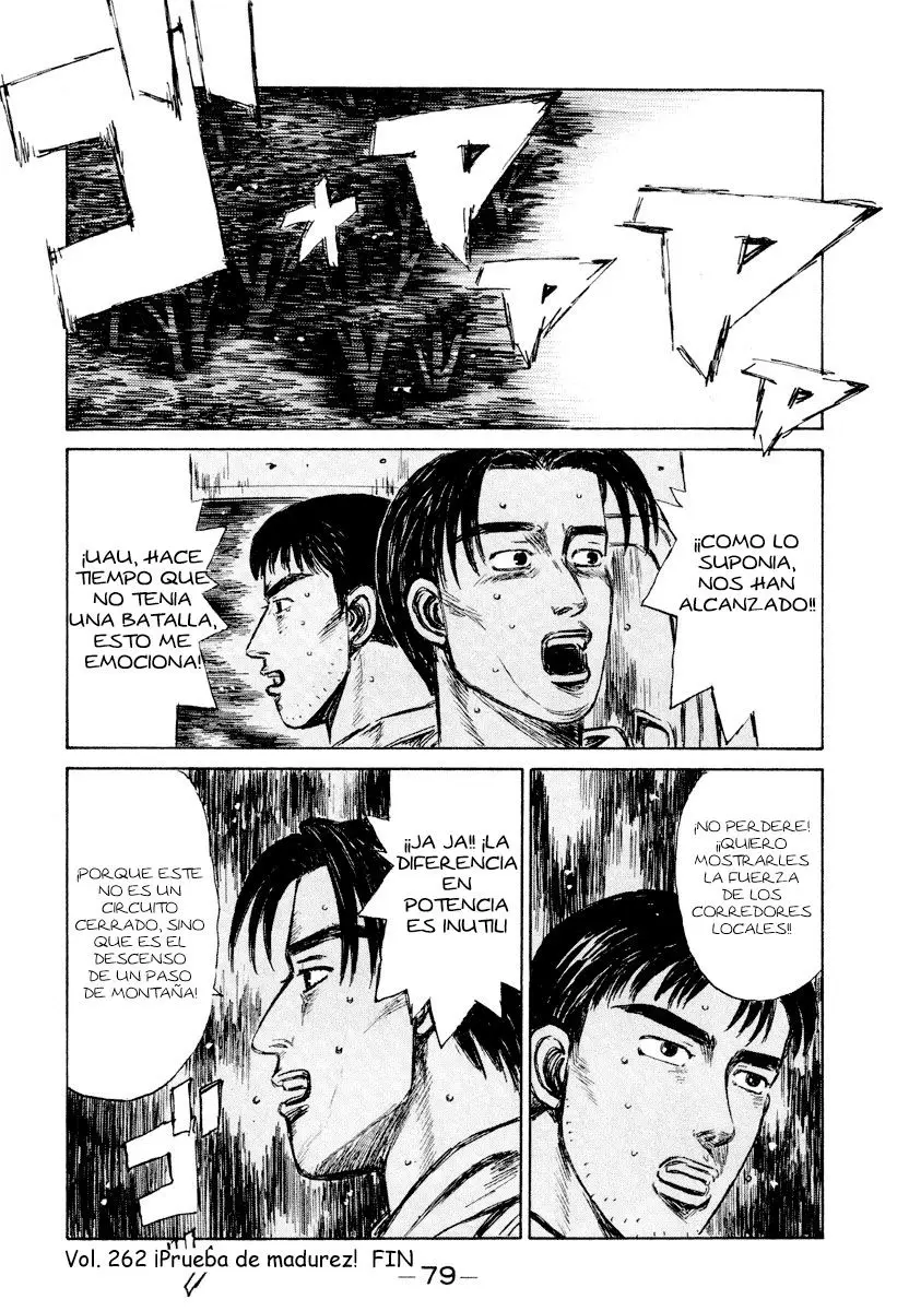 Initial D capítulo 262, página 16
