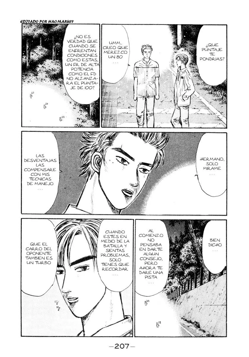 Initial D capítulo 271, página 9