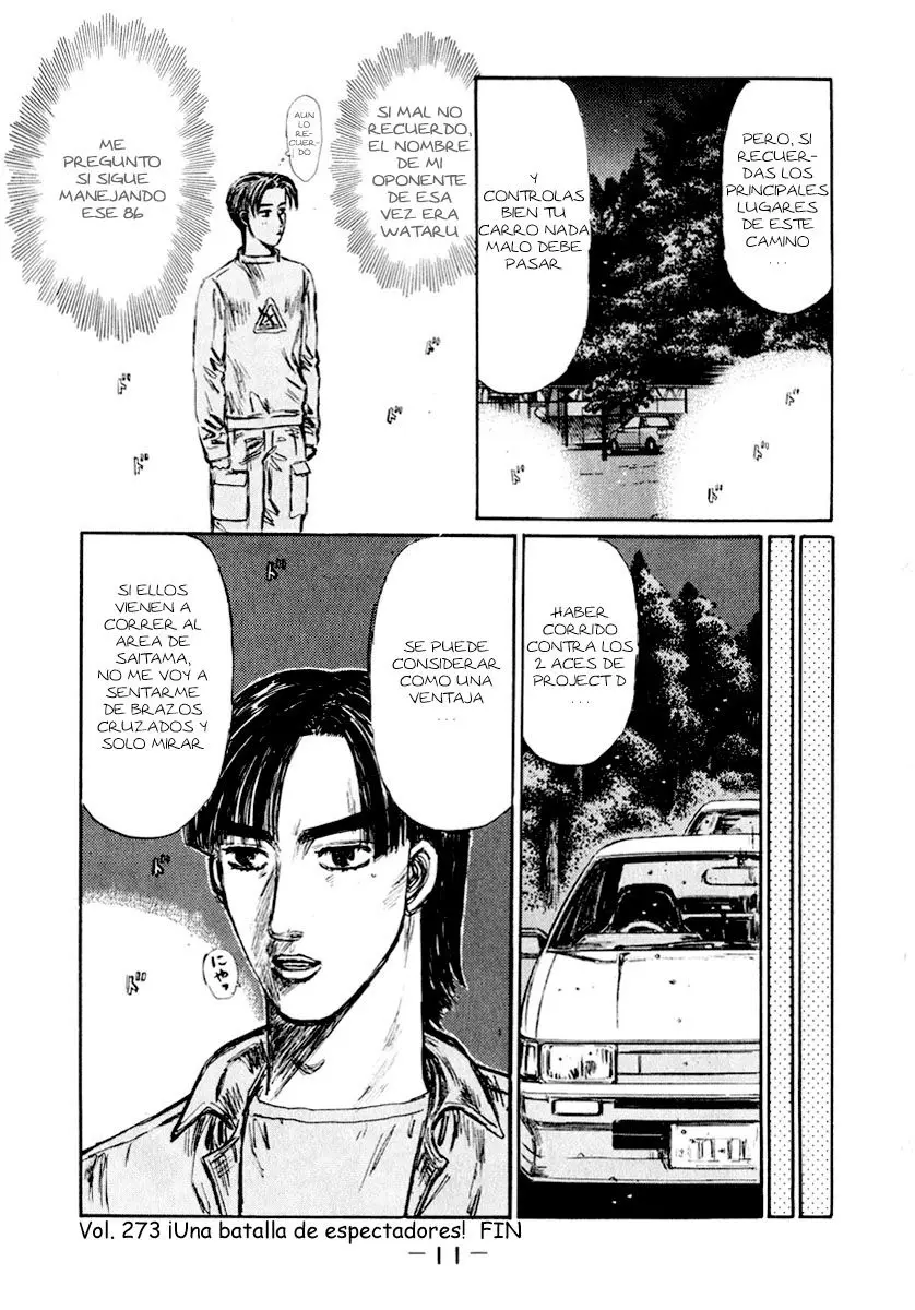 Initial D capítulo 273, página 11