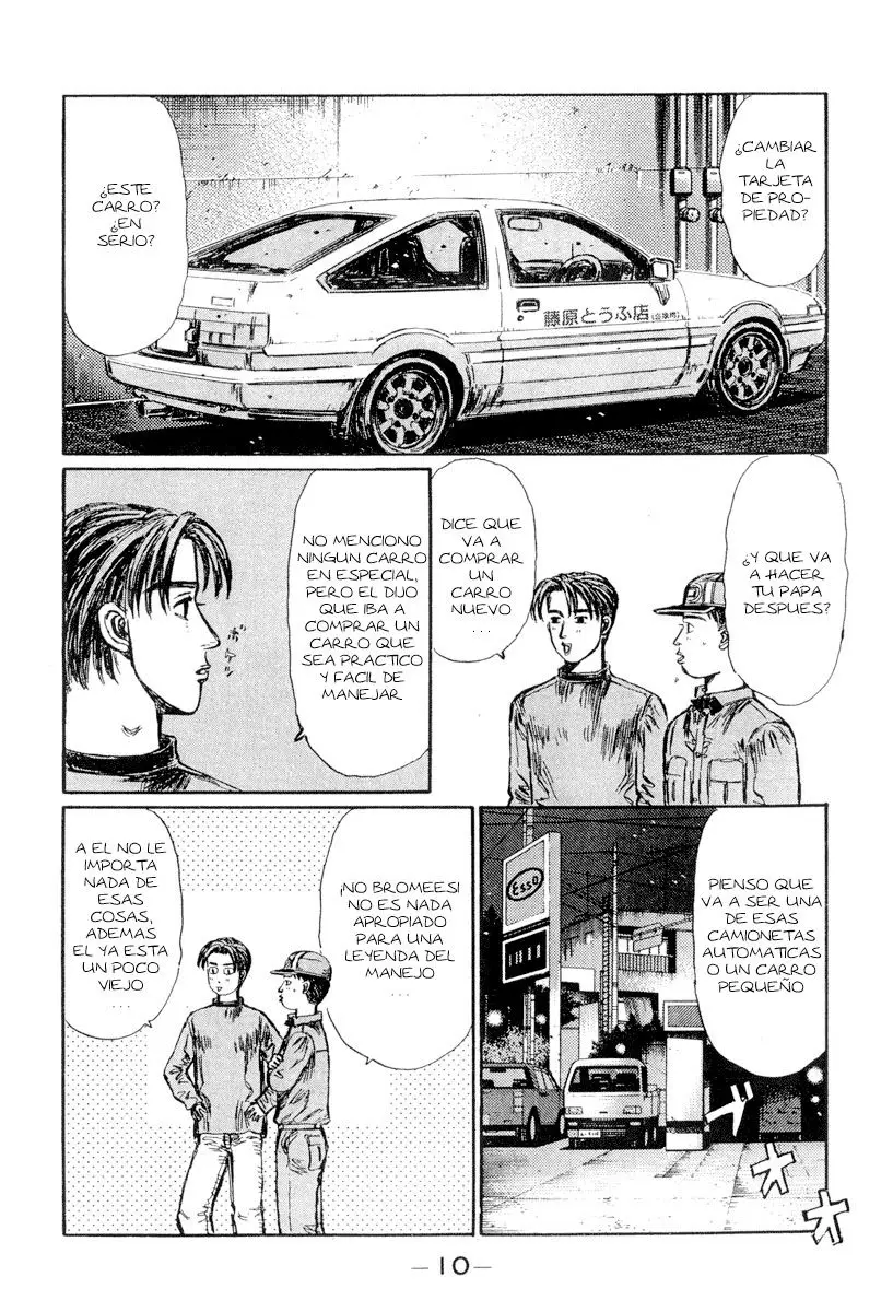 Initial D capítulo 289, página 9