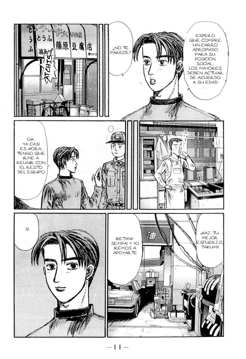 Initial D capítulo 289, página 10
