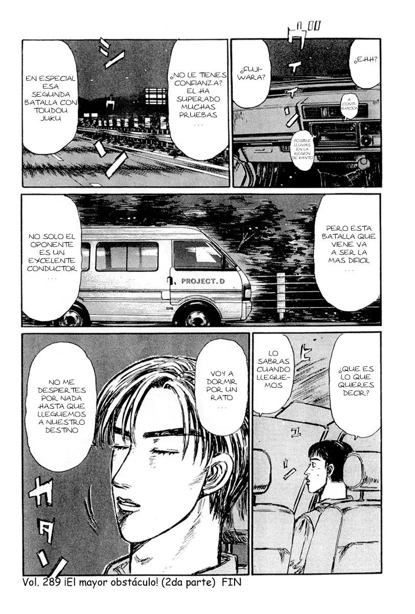 Initial D capítulo 289, página 14
