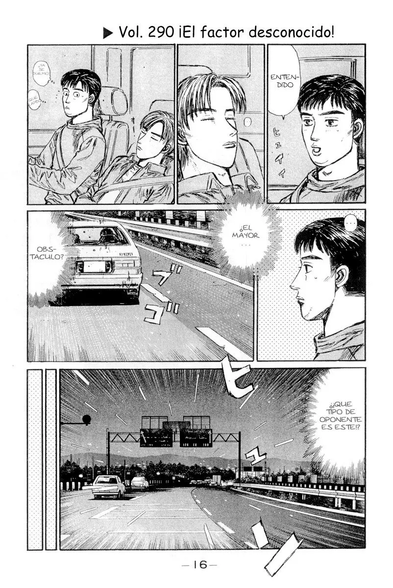 Initial D capítulo 290, página 1