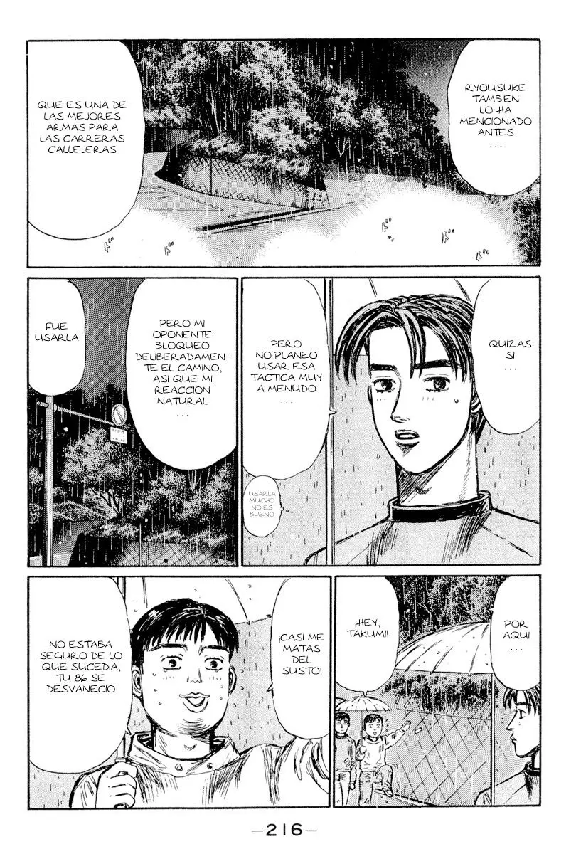 Initial D capítulo 305, página 9