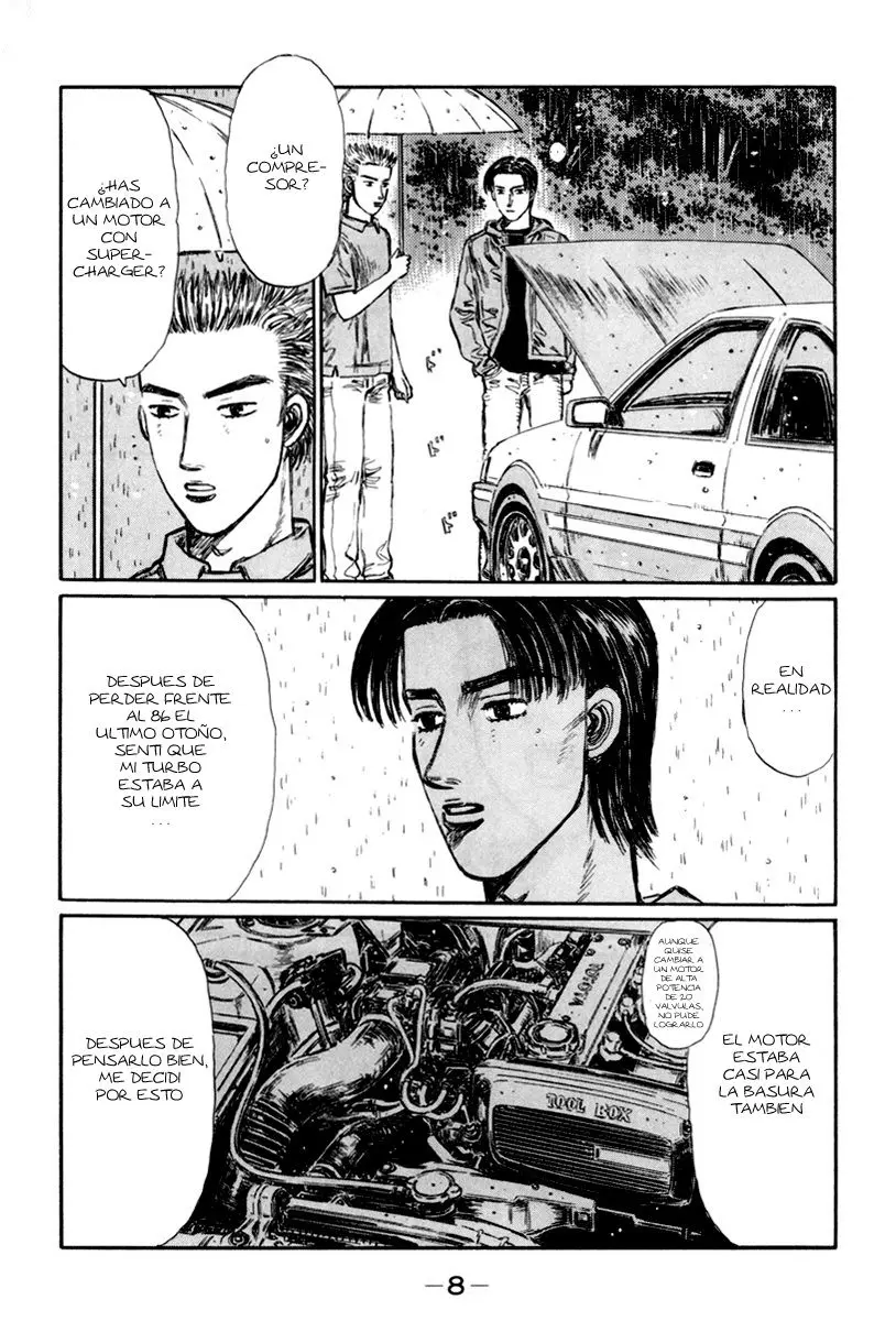 Initial D capítulo 306, página 8