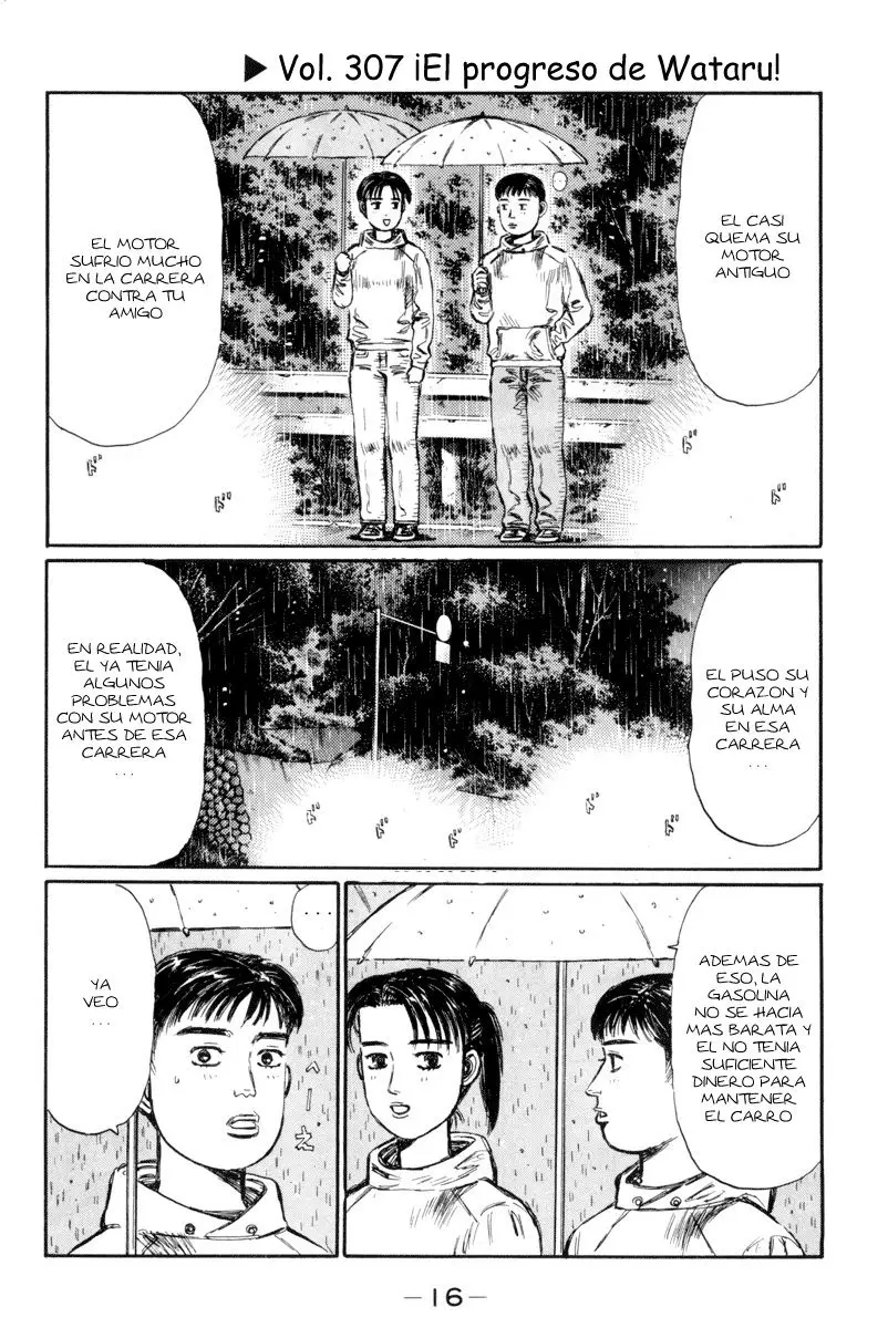 Initial D capítulo 307, página 1