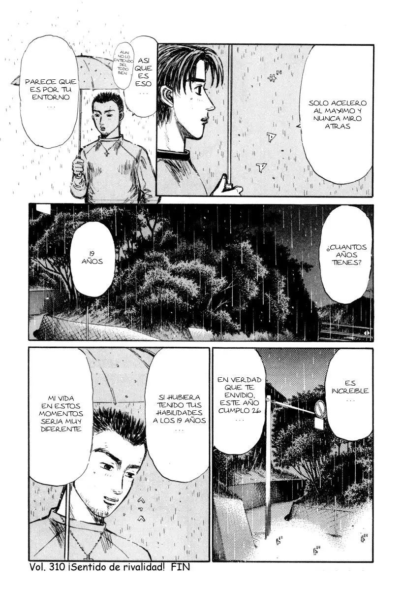 Initial D capítulo 310, página 13