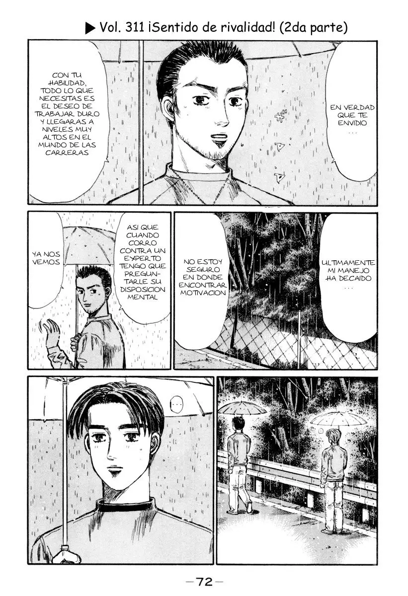Initial D capítulo 311, página 1