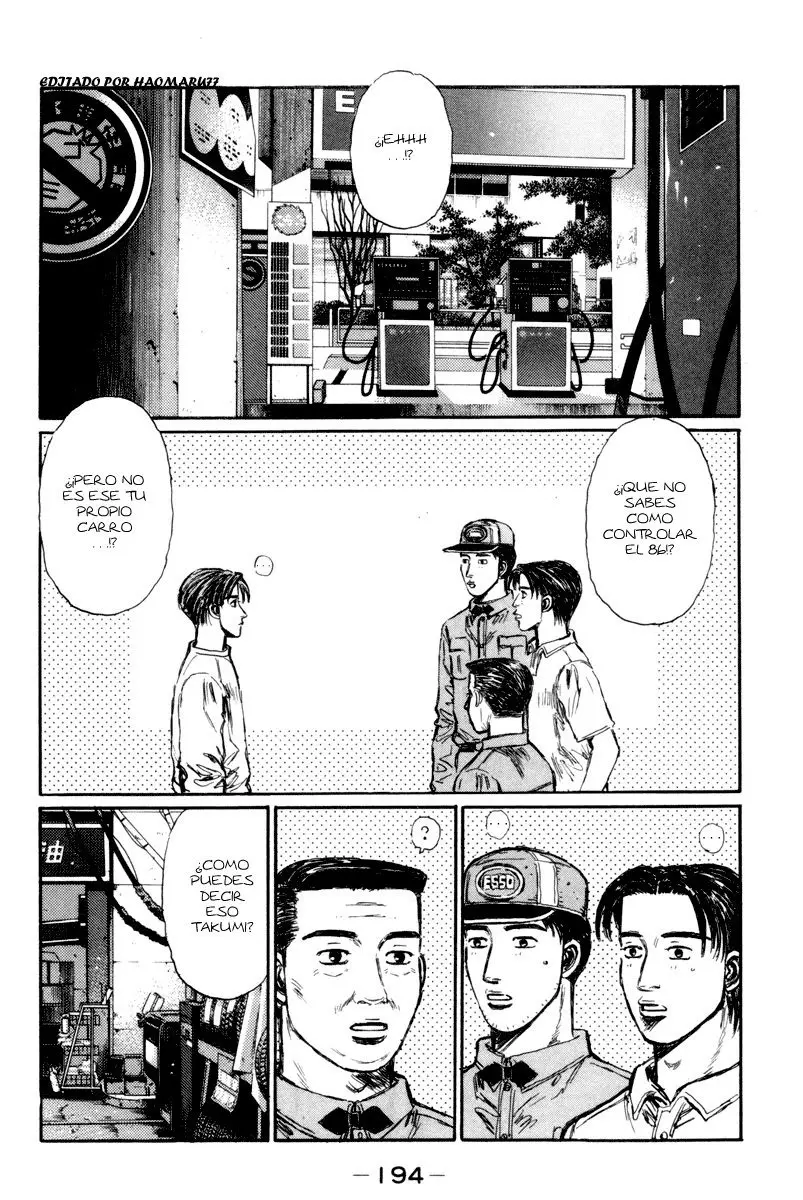 Initial D capítulo 320, página 2