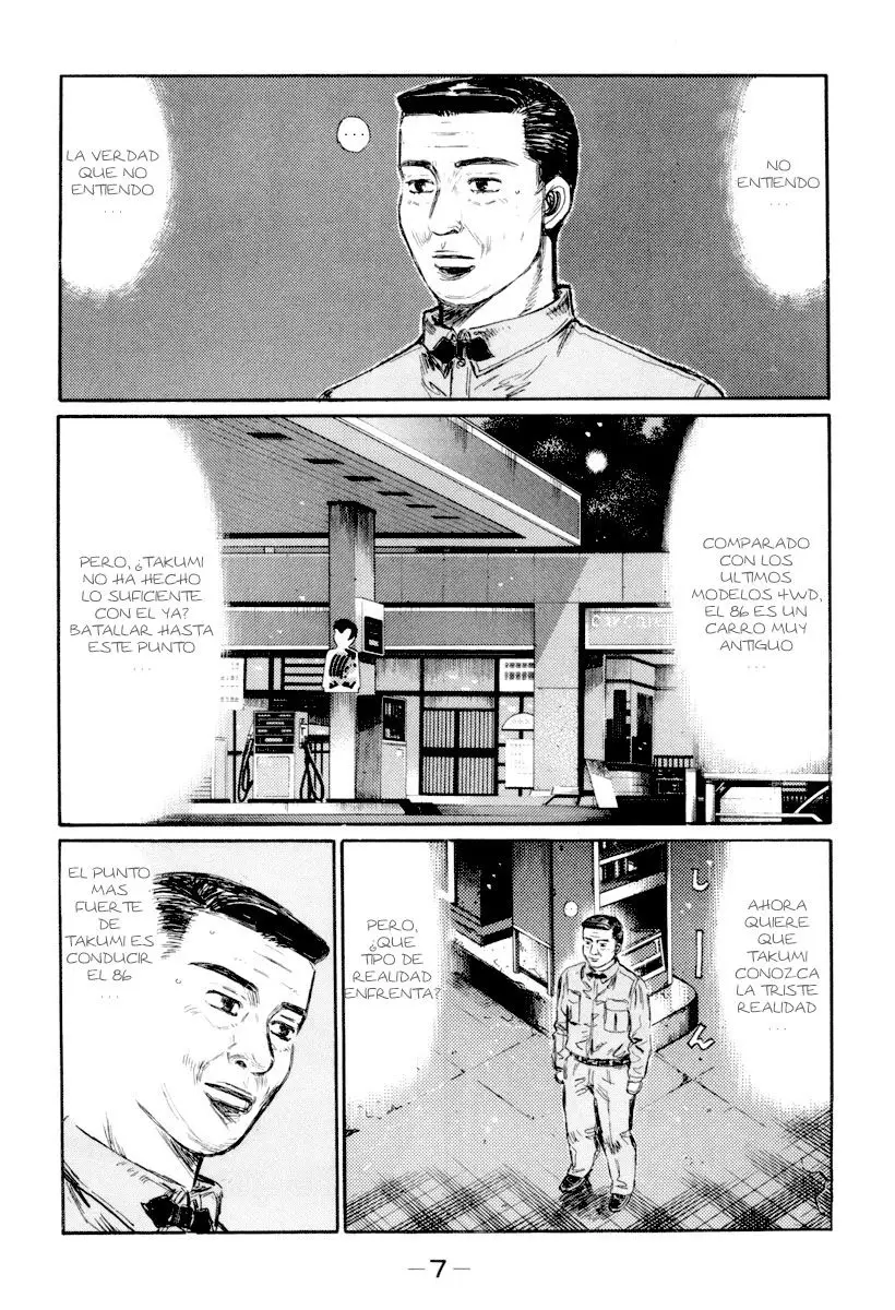Initial D capítulo 322, página 7